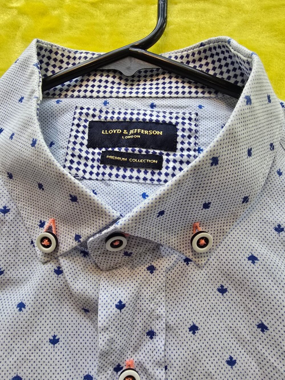 Lloyd & Jefferson London Premium collection short sleeve button up shirt